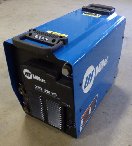 Miller xmt 350 vs dc inverter arc mig tig cc/cv welder autoline for sale