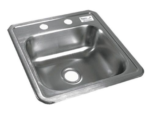 12&#034; x 10&#034; x 5 3/4&#034; (d) DROP IN SINK  BBK-DIS-1515