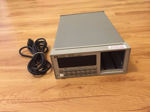 HP Agilent 8153A Lightwave Multimeter Mainframe