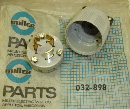 MILLER Electric Cord 032-898  Twist Lock 2P3W 15 Amp 125 Volt $27