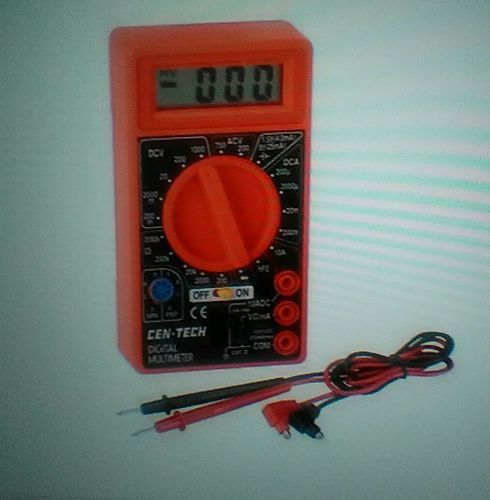 CEN-TECH 7 FUNCTION DIGITAL MULTIMETER  #90899 DIGITAL LCD (USA STOCK)