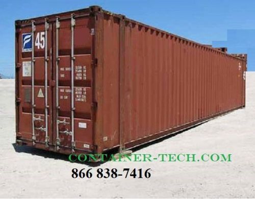 45&#039; HC cargo shipping storage container conex box / Houston Texas