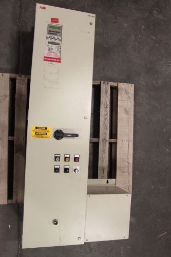 Abb variable torque drive ach500 75 hp 440 500 volt 3 phase h501075l0p5bdf900 for sale