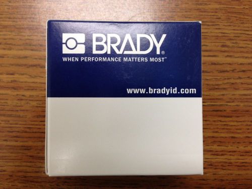 New brady ptl-6-423 label, white, polyester, 1/2 in. l (h45t) for sale