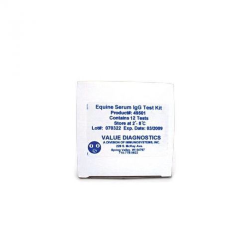 DVM Rapid Test Camelid IGG Test Kit Plasma/Serum Based 12 Tests