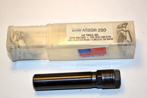 NOS A.B. TOOL USA Slitting SAW ARBOR SA250 Size .250&#034; Shank .500&#034; WR13bH5A $195