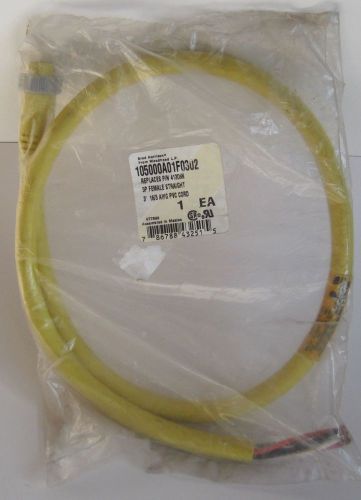 Brad harrison woodhead 5-pin 3&#039; connector 105000a01f0302 nnb for sale