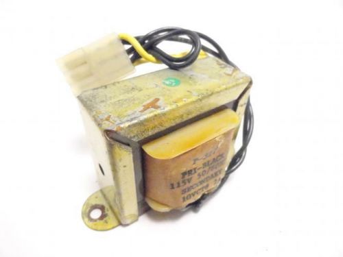 144416 Used, Pri-Black P-327 Transformer Pri 115V sec 10V 2A, 50/60Hz