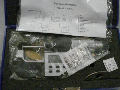 0-1&#034; Digital Tube Micrometer - IP54 - .00005&#034; - NEW (FB4) RL