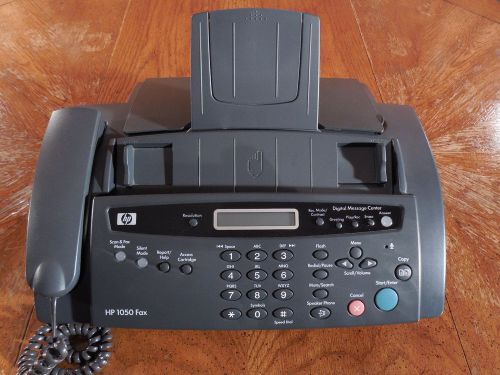 Hewlett-packard 1050 fax machine w/handset scanner- copier- digital answering for sale