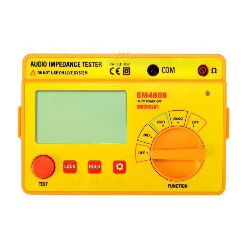 Audio impedance tester digital insulation resistance tester 20/200/2000 allsun for sale