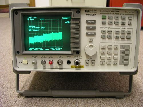 HP/Agilent/Keysight 8563A 9 kHz - 26.5 GHz Spectruim Analyzer With Option 026