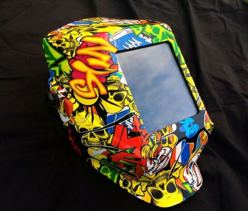 Custom jackson welding hood / helmet wild bomb pattern for sale