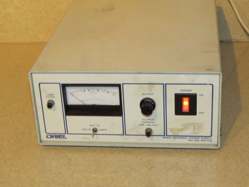 ORIEL CORPORATION MODEL 68805 UNIVERSAL POWER SUPPLY