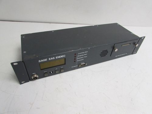 SAGE ALERTING SYSTEMS MODEL 1822 ENCODER/DECODER ALERTING SYSTEM ***XLNT***