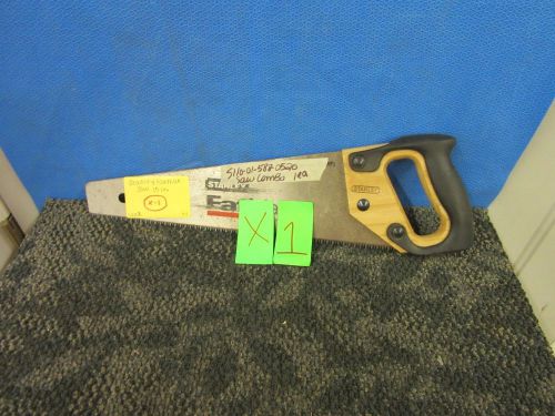 Stanley fatmax saw hand 15 inches 9 point wood construction tool blade used for sale