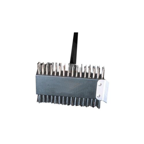 American metalcraft 1423 30&#034; broiler brush w/ s/s scraper for sale