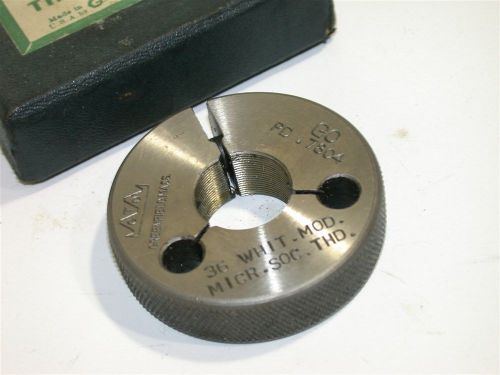 GREENFIELD GO THREAD RING GAGE WHITWORTH MOD. .7982&#034;-36