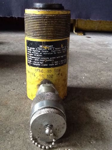 Enerpac RC 102  Hydraulic Cylinder W Enerpac Fitting