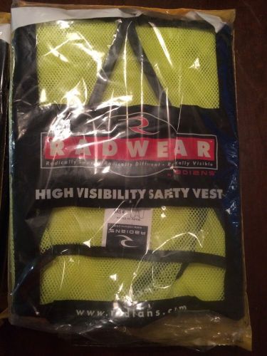 RADWEAR  HIGH VISIBILITY SAFETY VEST lot of 8