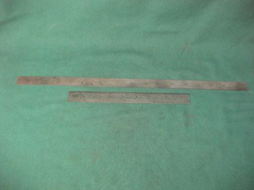 TWO STARRETT RULES - Nos.603-9 &amp; C305R-18