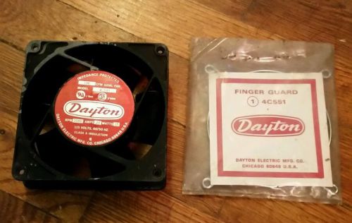 used Dayton 4C549 Axial fan 100 cfm impedance protected 115VAC .2 amp 15 watt