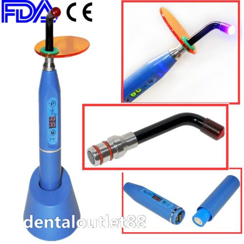 Best price &amp; blue wireless dental curing light 5w led 1500mw warranty- ca for sale