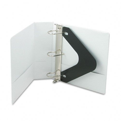 6 Wilson Jones Basic D-Ring Vinyl View Binders, 3&#034;&#034; Capacity, White WLJ38649W