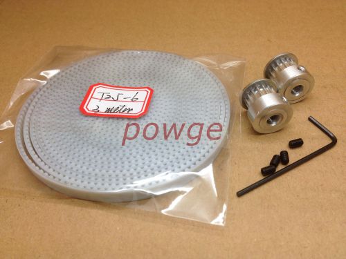 2pcs 16teeth t2.5 pulley bore 5mm + 3m t2.5 timing belt pu reprap prusa mendel for sale