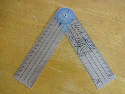 Brand New 360 Degree Spinal Goniometer Ruler US Seller