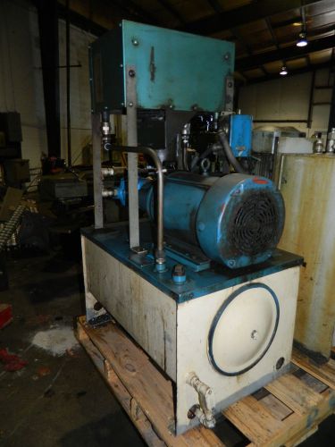 7.5 HP Hydraulic Unit w/ Vickers Pump, Type# PVB15RSWY31CM11, W/ Heat Exchanger