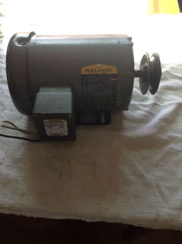 1 USED BALDOR AC MOTOR M3554 1.5HP 208-230/460VAC