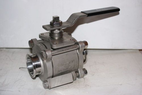 2&#034; Sanitary CF3M Ball Valve (1720 PSIG CWP) PBM