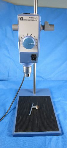 IKA RW16 Basic S1 Overhead Stirrer Homogenizer (40-1200 RPM) w/ Stand