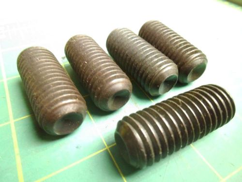 SOCKET HEAD SET SCREWS CUP POINT BLACK 5/8-11X 1 1/2 QTY 5 #59781