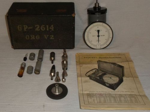 Jaquet Handtachometer Hand Tachometer GP 2614 ORG V2 George Sherr Vintage