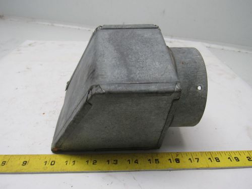 Galvanized Duct Exhaust/Vacuum Hood 4&#034; Duct HVAC