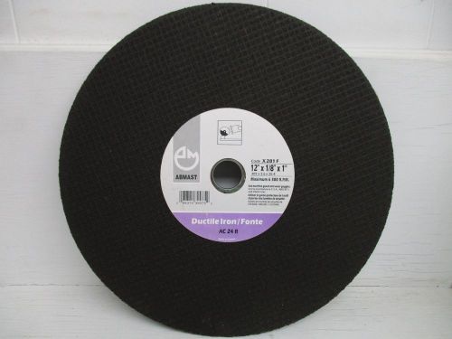 ABMAST Abrasive Cut-off Wheel - Ductile Iron (AC 24 R) - 12x1/8x1in - 10pk