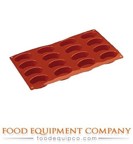 Paderno 47742-09 Mold oval .60 oz 2-1/16&#034; L x 1.375&#034; H mold size 16 per sheet