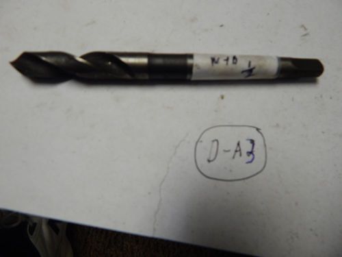 W &amp; B 1/2&#034; x #1 Taper Shank Twist Drill Bit