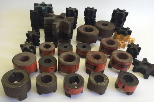 Lovejoy L-095 L-100 L-110 Misc. Shaft Spider Coupling Coupler Lot of 78 pcs.