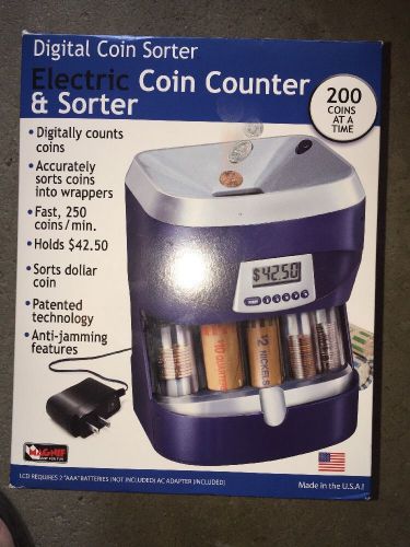 Magnif Motorized Digital Coin Sorter, Coin Counting Machine With LCD Display