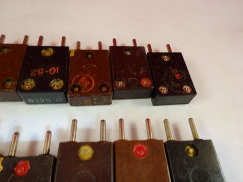 LOT 10 EA ANTIQUE QUARTZ RADIO CRYSTAL FREQUENCY CONTROL FT-243 #Z9-B-03