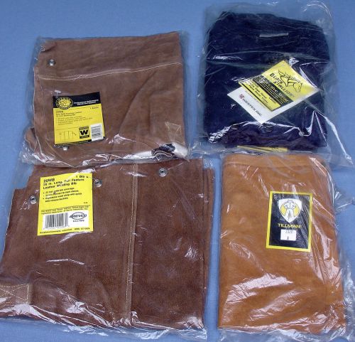 LOT Revco Black Stallion Welder Welding Leather Bib Cape Sleeve Large Tillman