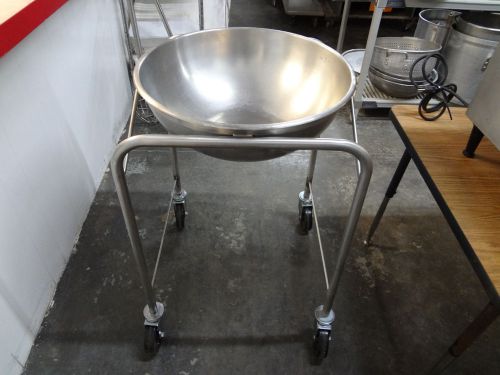 Vollrath Mobile Mixing Bowl 30qt # 79001 cart #79300 bowl #794