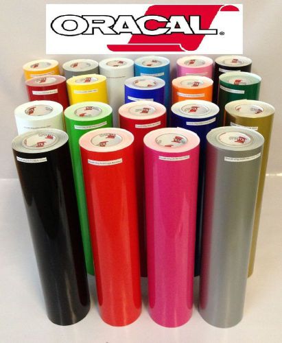 12&#034; Adhesive Vinyl (Craft hobby/sign maker/cutter), 10 Rolls 10Feet  Oracal 651