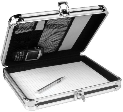 Vaultz locking storage clipboard for letter size sheets key lock pen black new for sale
