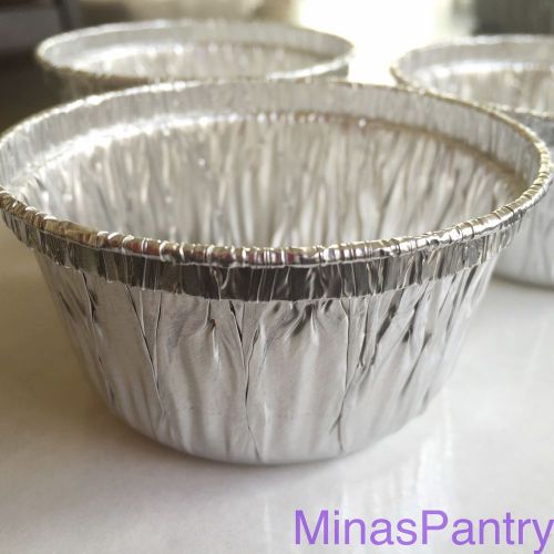 90 aluminum foil custard muffin cupcake ramekin cups 4 oz disposable for sale