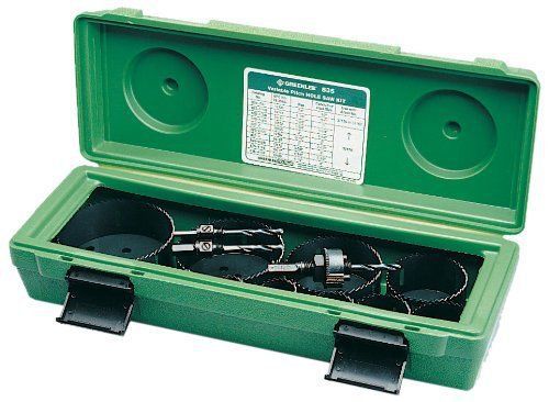 NEW GREENLEE 835 BI-METAL HOLE SAW KIT CONDUIT SIZE 1/2&#034; TO 4&#034;