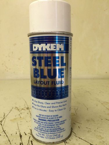 Qty of 4 cans - dykem steel blue layout fluid - 12 oz aerosol can for sale